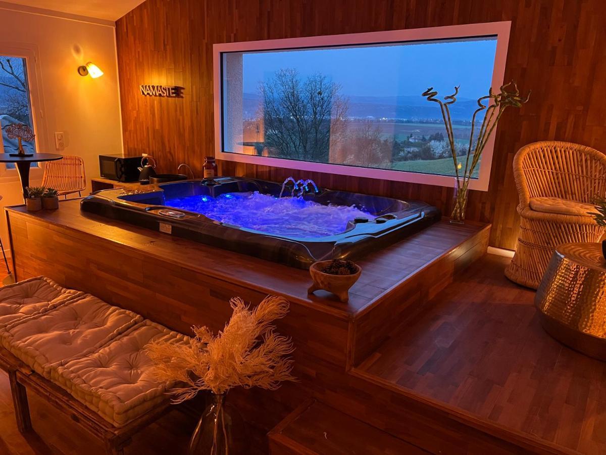 La Belle Marcelle - Chambre D Hotes Avec Jacuzzi Panzió Beauvallon  Kültér fotó