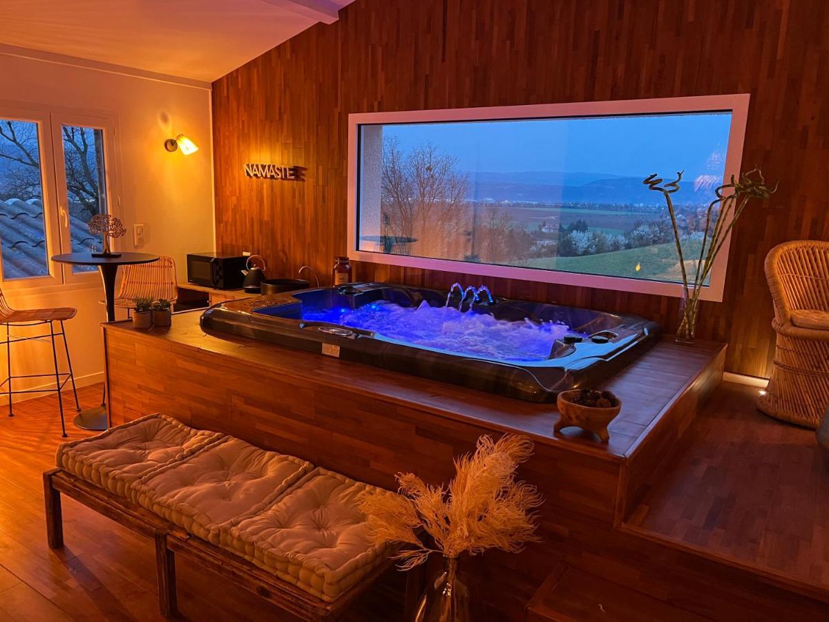 La Belle Marcelle - Chambre D Hotes Avec Jacuzzi Panzió Beauvallon  Kültér fotó